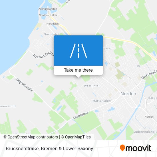 Brucknerstraße map