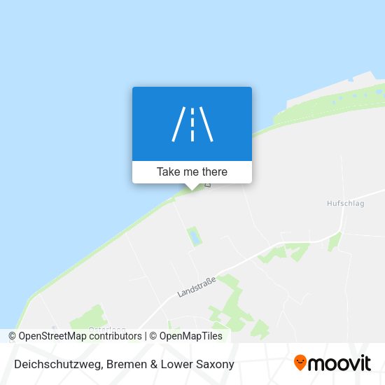 Deichschutzweg map