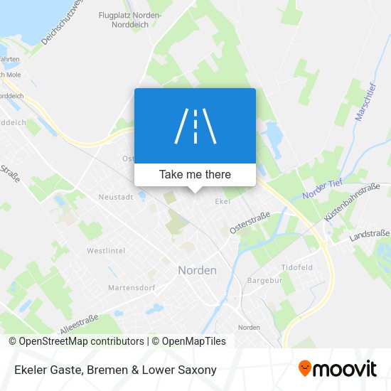 Ekeler Gaste map