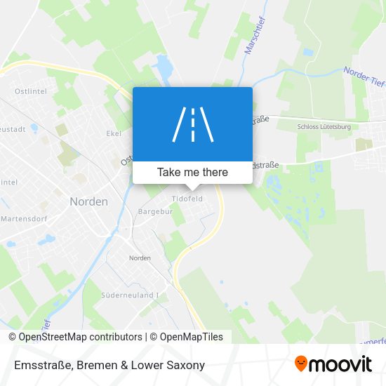 Emsstraße map
