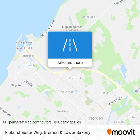 Flökershauser Weg map
