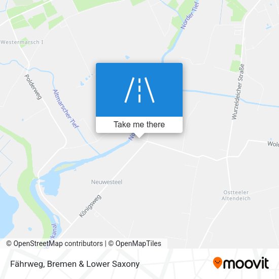 Fährweg map