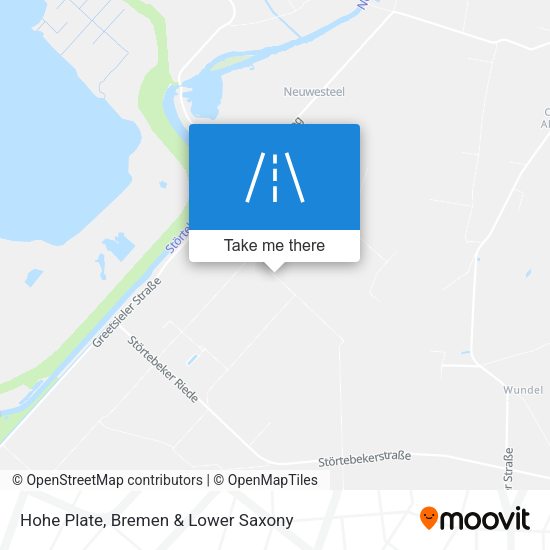 Hohe Plate map
