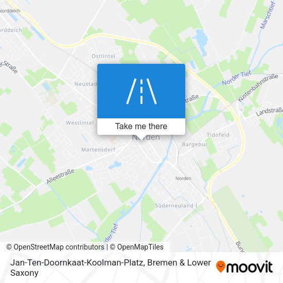 Jan-Ten-Doornkaat-Koolman-Platz map