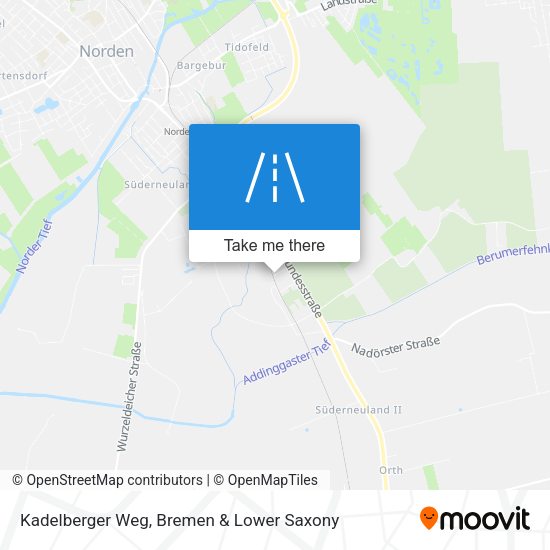 Kadelberger Weg map