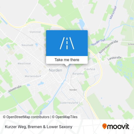 Kurzer Weg map