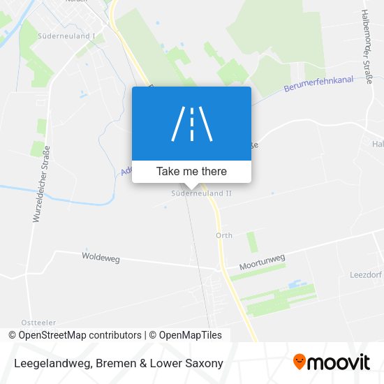 Leegelandweg map
