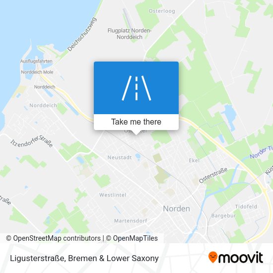 Ligusterstraße map
