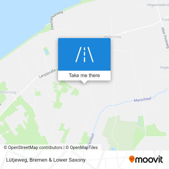 Lütjeweg map
