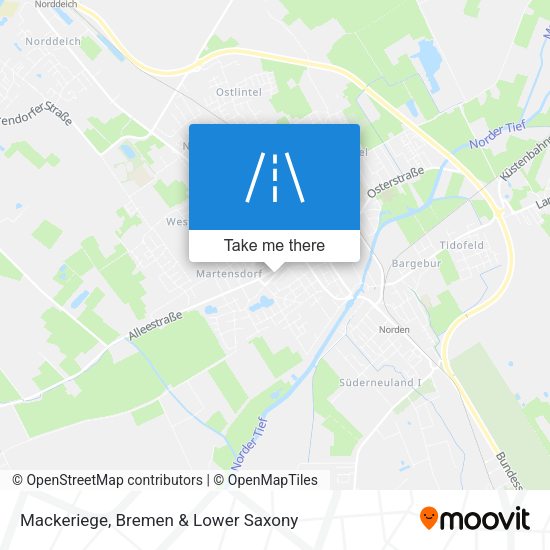 Mackeriege map