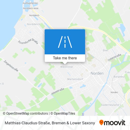 Matthias-Claudius-Straße map