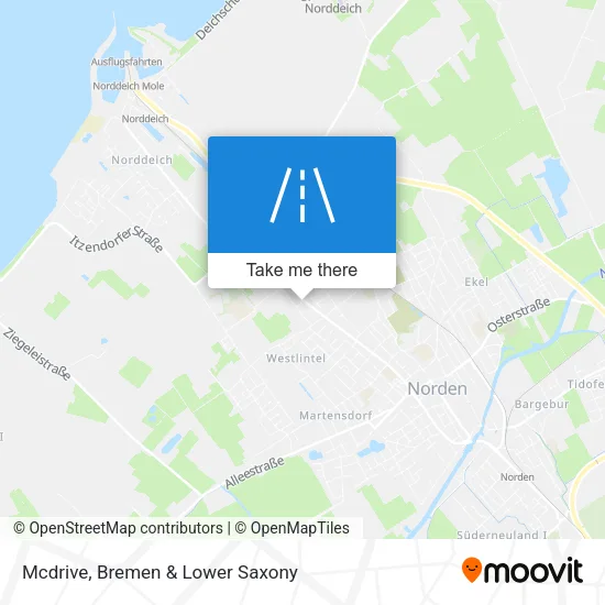 Карта Mcdrive