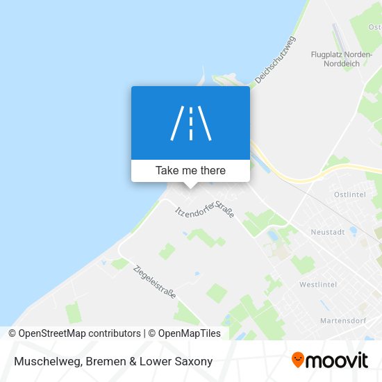 Muschelweg map