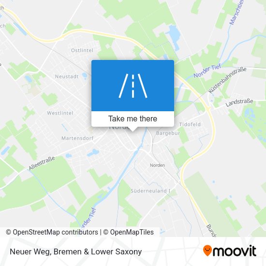 Neuer Weg map