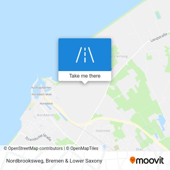 Nordbrooksweg map