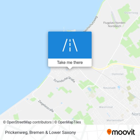 Prickenweg map