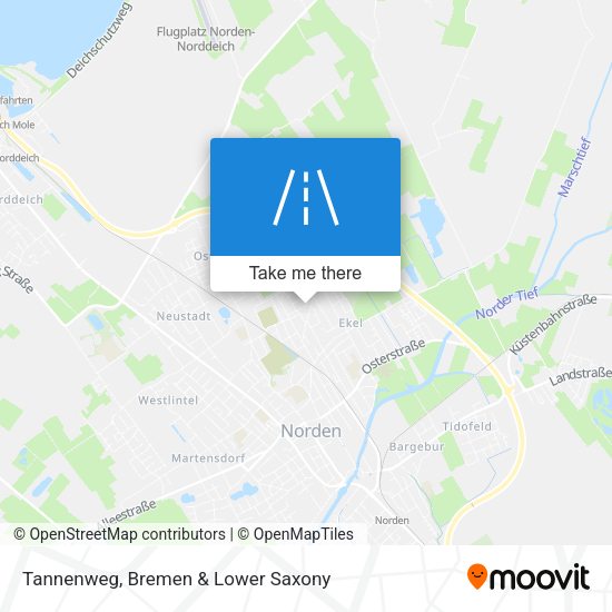 Tannenweg map