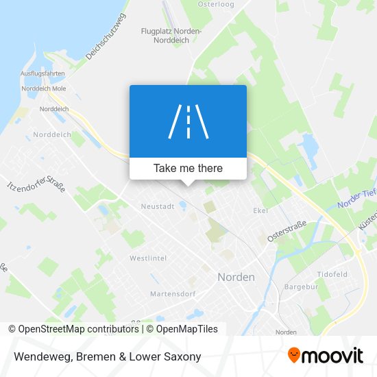 Wendeweg map