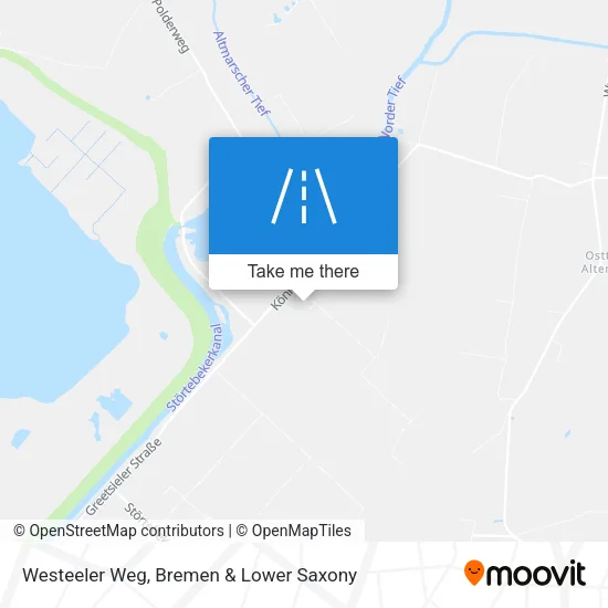 Карта Westeeler Weg