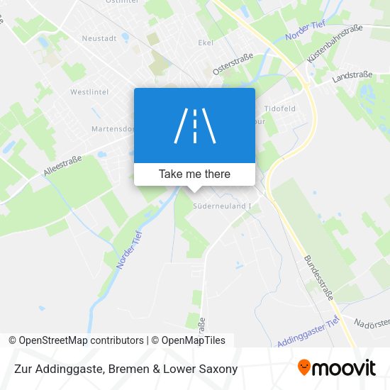 Zur Addinggaste map