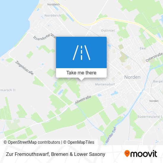 Zur Fremouthswarf map