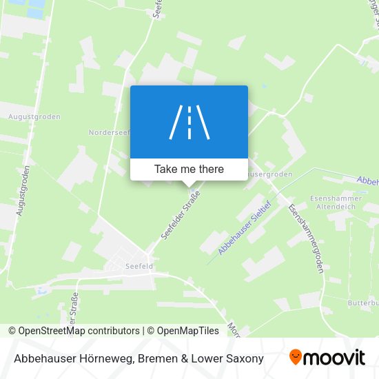 Abbehauser Hörneweg map