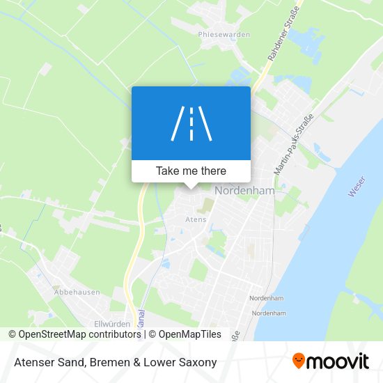 Atenser Sand map