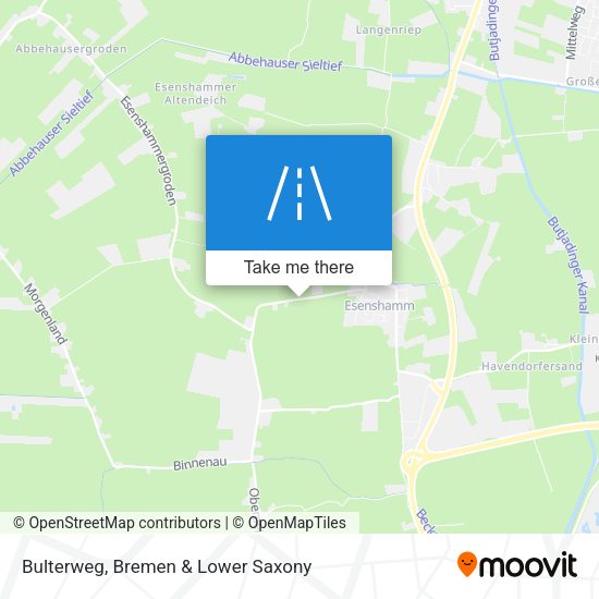 Bulterweg map