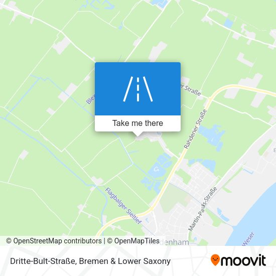 Dritte-Bult-Straße map
