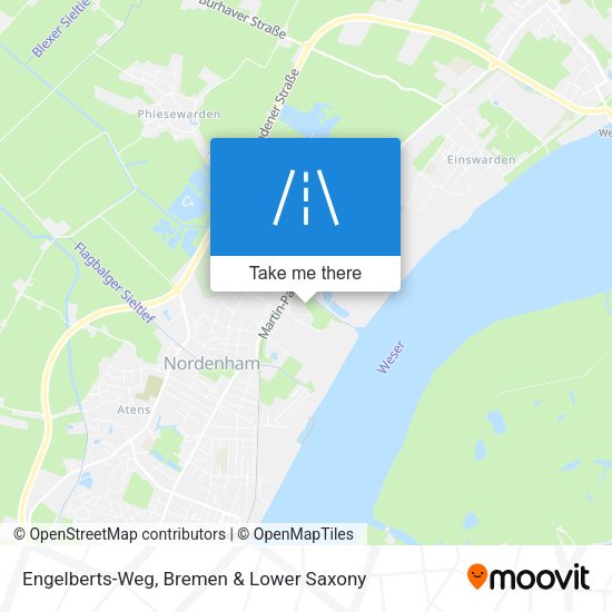 Engelberts-Weg map