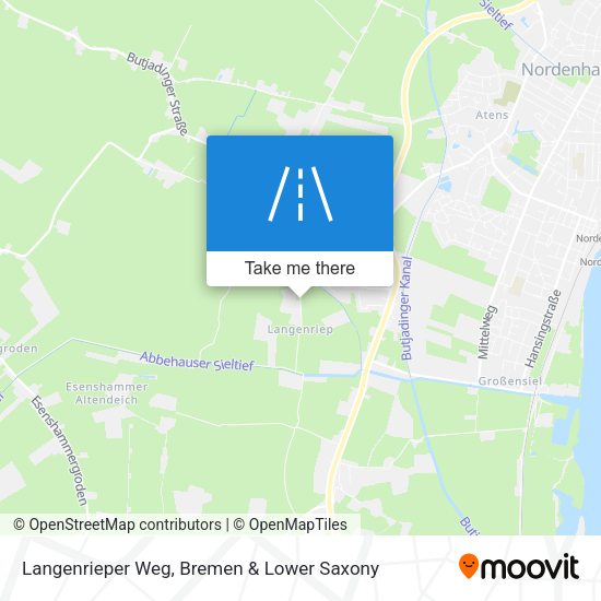 Langenrieper Weg map