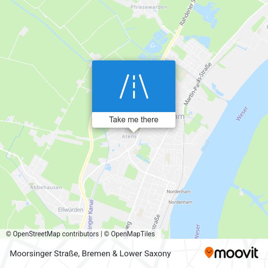 Moorsinger Straße map