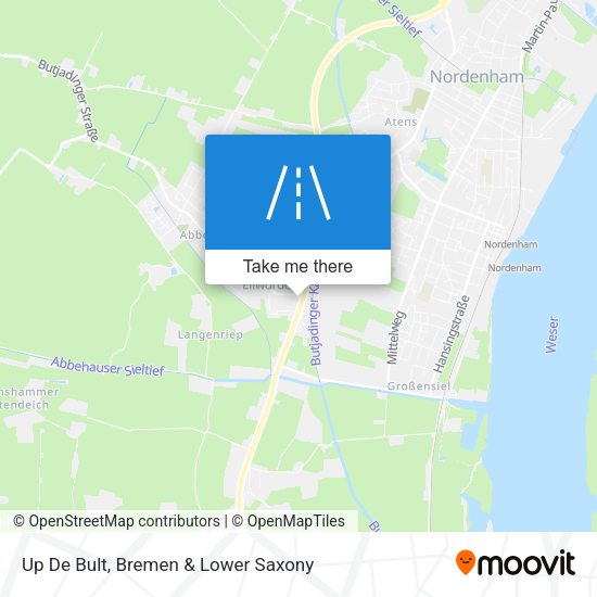 Up De Bult map
