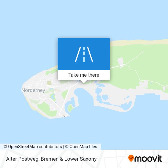 Alter Postweg map