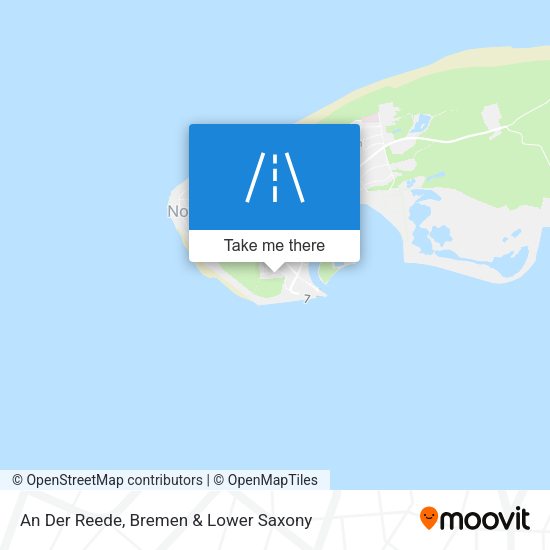 An Der Reede map