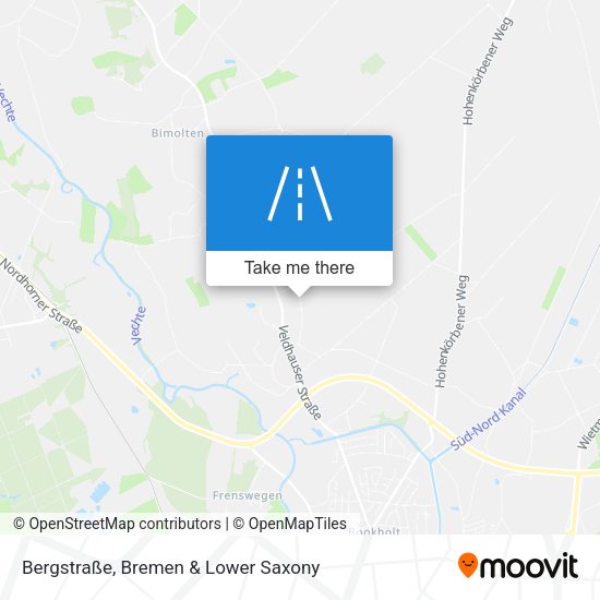 Bergstraße map