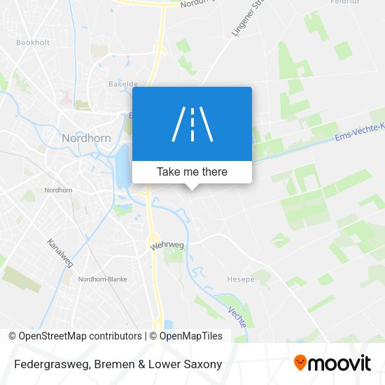 Federgrasweg map