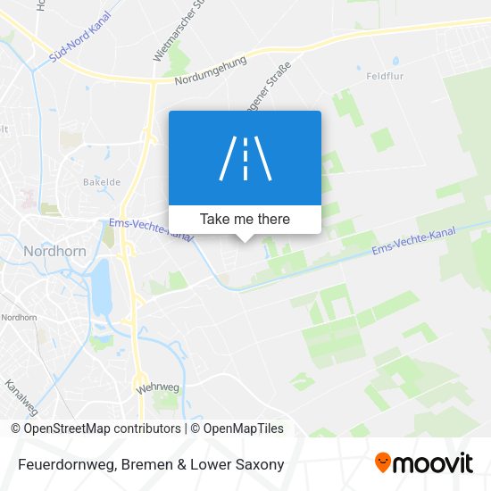 Feuerdornweg map