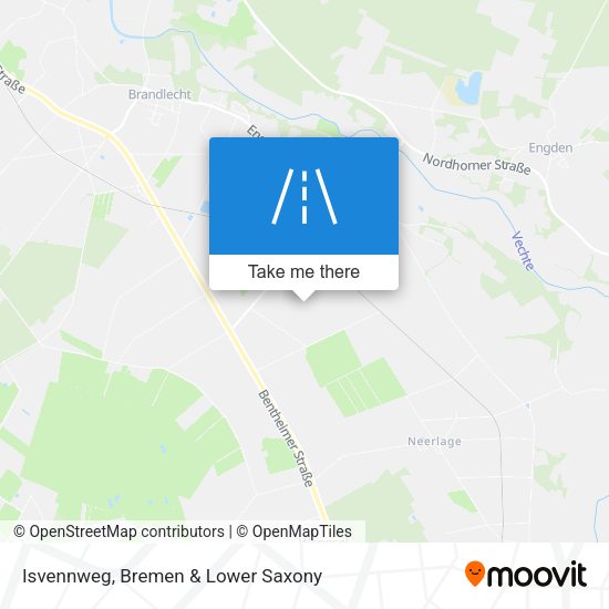 Isvennweg map