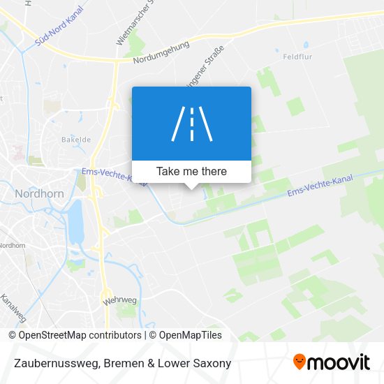 Zaubernussweg map