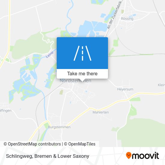Schlingweg map