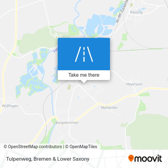 Tulpenweg map