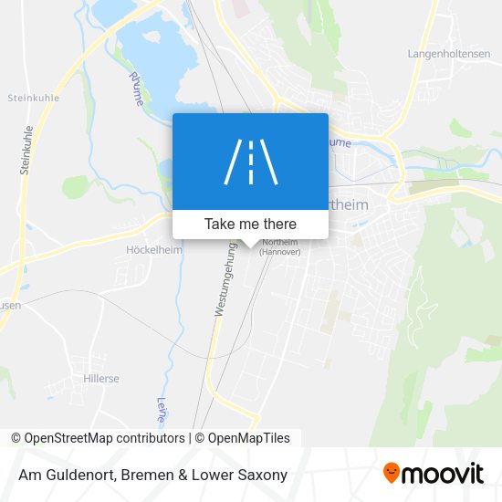 Am Guldenort map
