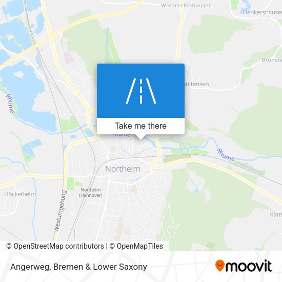 Angerweg map