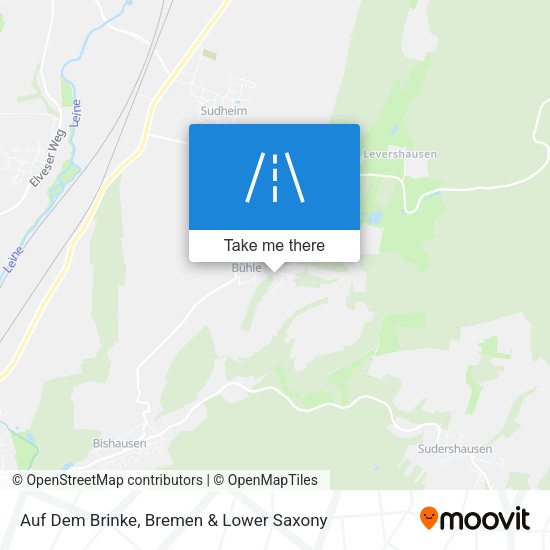Auf Dem Brinke map