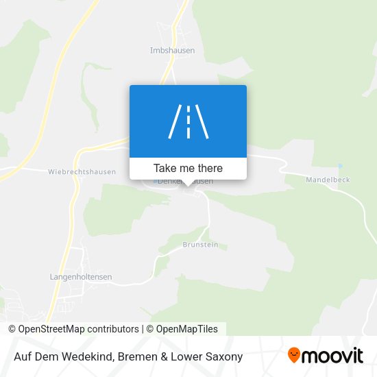 Auf Dem Wedekind map