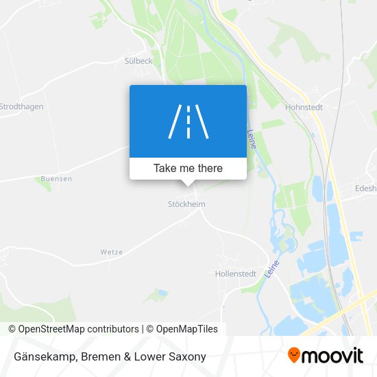Gänsekamp map