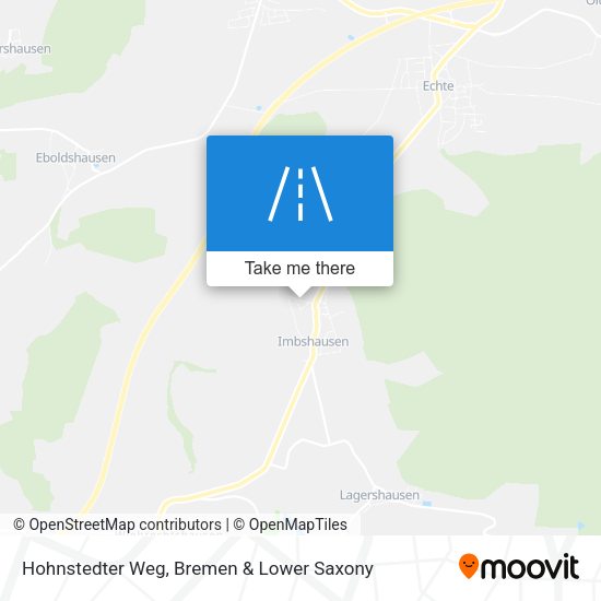 Hohnstedter Weg map