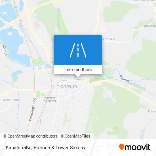 Kanalstraße map