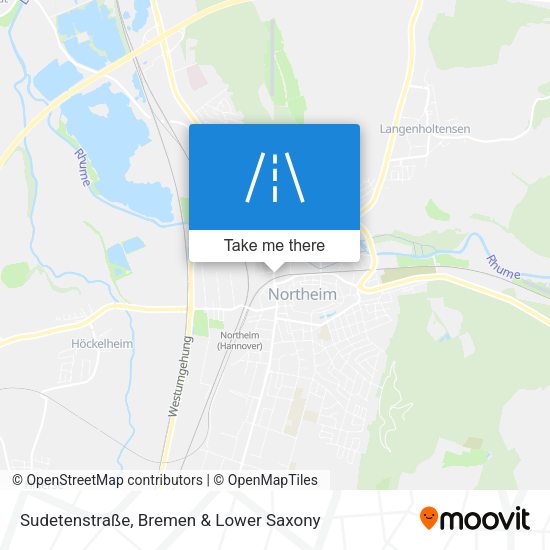 Sudetenstraße map
